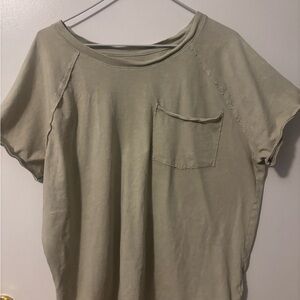 Vintage Canvas Sage Green Short Sleeve Women's Tee
